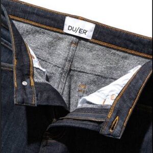 Winter Jeans - DUER Fireside Denim Slim Fit Straight (Fleece Lined)